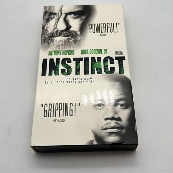 Instinct VHS Anthony Hopkins - Picture 1 of 3